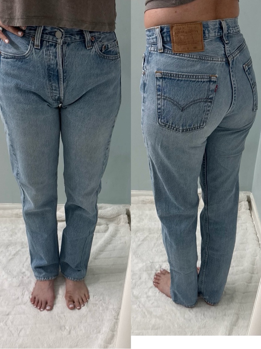 Vintage Levis 501 Jeans Faded Blue Size 25